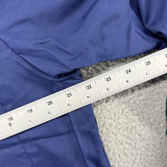 Vintage Sears Kings Road Shirt Mens Medium Blue Full Cut Perma Prest 70s 80s NOS - Picture 4 of 10